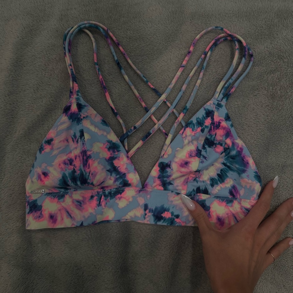 Like new Victoria Secret Pink Tie-Dye Strappy Bralette